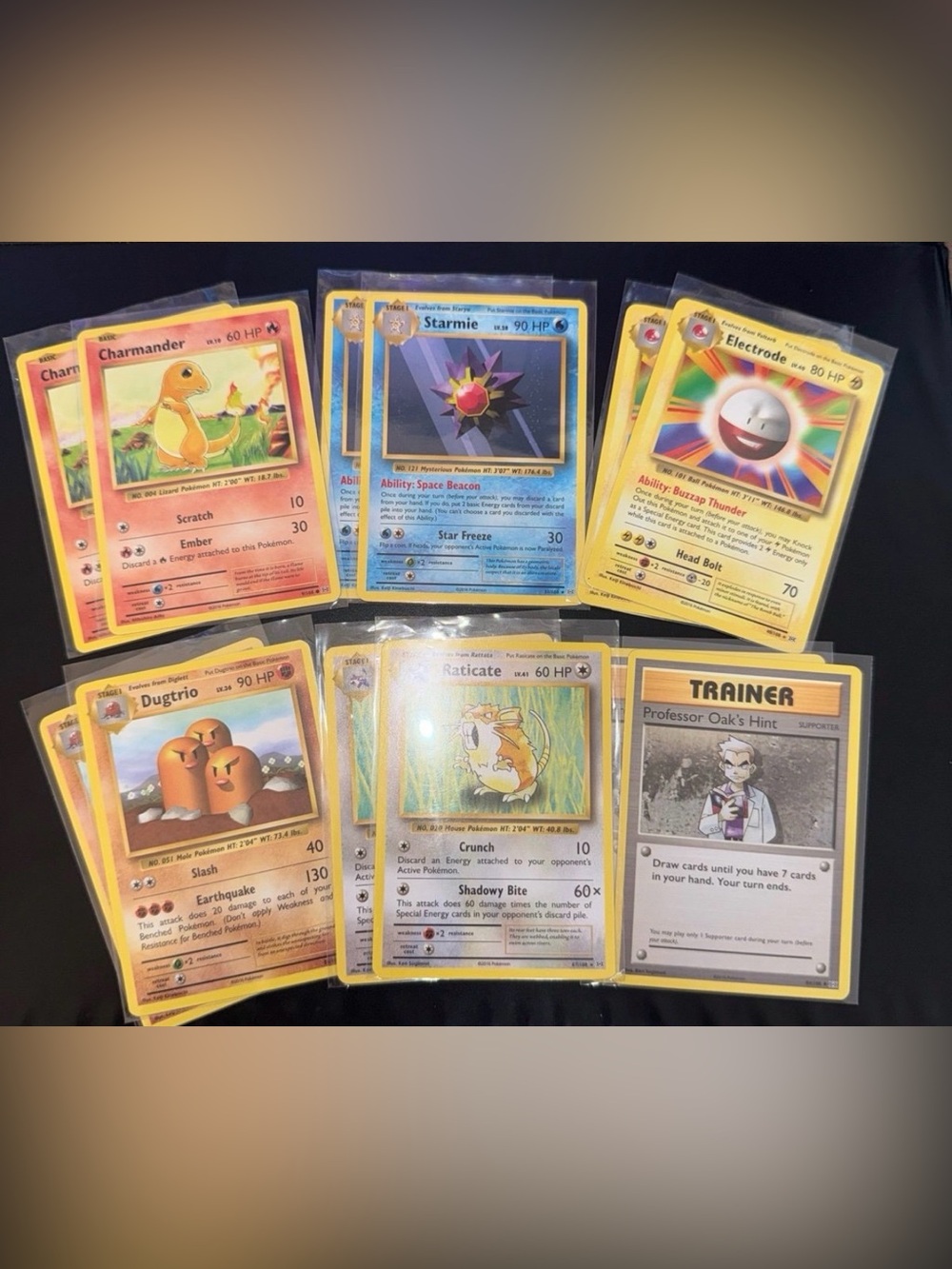 12 Repeating XY Evolutions Set Bulk Cards bundle sleeved up Nm  2016 Charmander